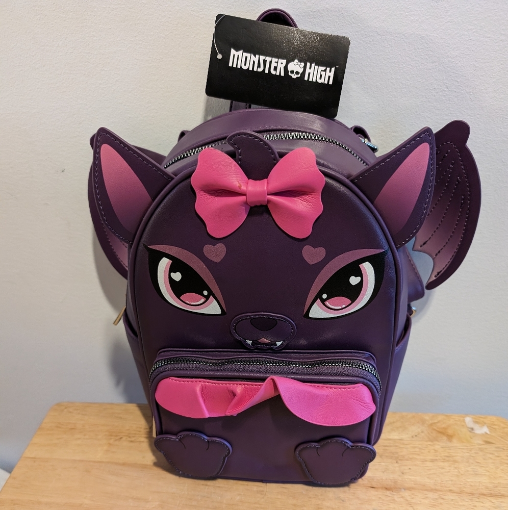 Monster High Purple Backpack with Pink Accents